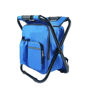 Sedia da Pesca Pieghevole Moderna in Acciaio Inossidabile per Esterni con Borsa Termica - Sedia Portatile da Giardino e Pranzo per Auto - Product Image 2