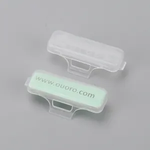 OUORO 3010 निविड़ अंधकार प्लास्टिक केबल मार्कर बॉक्स केबल टाई मार्कर टैग