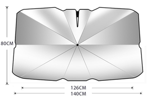 Pare-<span class=keywords><strong>soleil</strong></span> pliable pour pare-brise de voiture, protection solaire pour vitre de voiture, pare-<span class=keywords><strong>soleil</strong></span>, visière solaire - Product Image 5