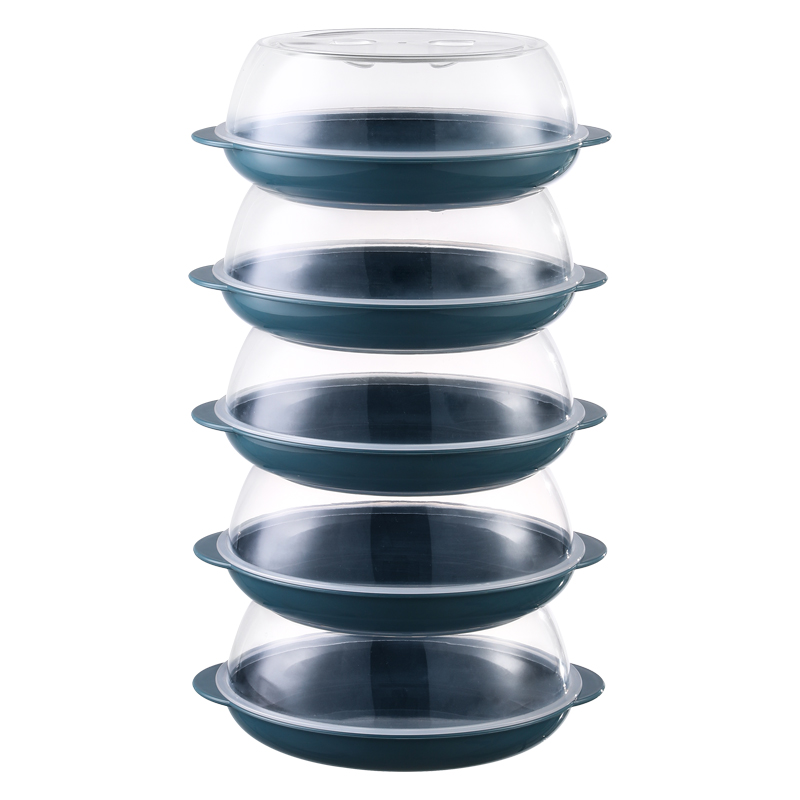 Воздухопроницаемая крышка, защита от брызг в микроволновой печи, круглая, не содержит БФА, пластиковая, подходит для посудомоечной машины, крышка для микроволновой печи с удобной ручкой