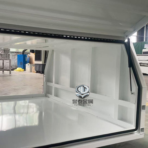 1800*1800mm Material fuerte y duradero Fábrica de China Custom Hard <span class=keywords><strong>Top</strong></span> Pickup Chasis Canopy Aluminio Ute Tray Canopy - Product Image 2