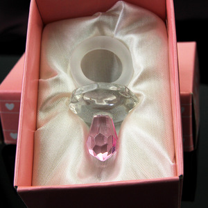 Nhà Máy Bán buôn nhỏ nhự<span class=keywords><strong>a</strong></span> pha lê núm vú trăng tròn bé sinh nhật trở lại món quà pha lê Craft Đảng trang trí trang trí - Product Image 4