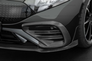 Kit carrosserie amélioré en fibre de carbone pour Mercedes-Benz EQS 53 450+ 580, comprenant séparateur avant, diffuseur, prise d'air, aileron arrière, auto-adhésif, 2021- - Product Image 2