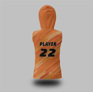 Sweats à capuche sans manches vierges de qualité supérieure pour uniformes de drapeau de football 7V7 - Product Image 4