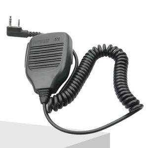 UV-5R UV-82 वॉकी टॉकी रेडियो के लिए सबसे ज्यादा बिकने वाला हैंडहेल्ड माइक्रोफोन स्पीकर माइक पीटीटी - Product Image 1