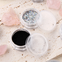 NOUVEAU Poudre miroir non microplastique aux normes européennes Couleur 1g Revêtement en poudre chromée Effet miroir pour ongles