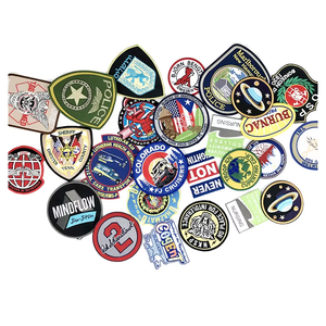 China Factory Customize <b>Sew</b>/Iron <b>On</b> Logo Embroidered <b>Patches</b> Low MOQ Fully Embroidered Badges Fast Delivery <b>Patches</b> - Product Image 3