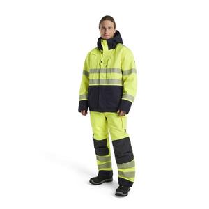 BLAKLADER - 181715343389XXXL Multinorm <b>winter</b> bib <b>overall</b> Hi-vis Yellow/Navy blue - EAN 7330509823637 FLAME RESISTANT WORKWEAR - Product Image 3