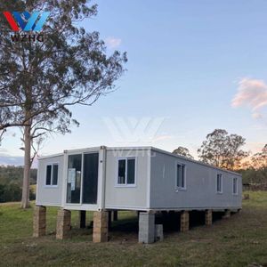 Maison préfabriquée portable décorative et économique, villa préfabriquée, maison conteneur, 3 chambres à coucher, à vendre pour Adu - Product Image 1
