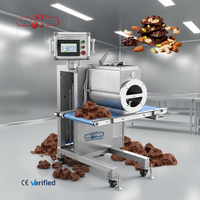 LST Nieuwe Multifunctionele PLC Core Chocolade Cluster Depositor Machine voor het maken van meel, fruit, noten & biscuits