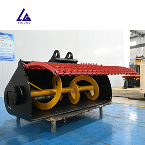 Godet de mélange de béton pour les excavatrices 3-6Ton dans les travaux publics et routiers - Product Image 4