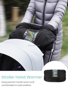 ถุงมือหนังแกะเทียมสำหรับรถเข็นเด็กถุงมือหนาพิเศษสำหรับฤดูหนาวอบอุ่นสบายกันหนาวถุงมือจับก้อนติดได้ง่าย - Product Image 5