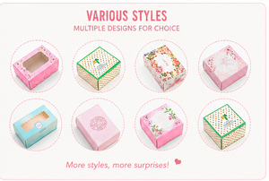 Custom Floral Foldable Window Gift <b>Box</b> Multi Style OEM Printed Birthday <b>Party</b> Wedding Holiday Packaging Wholesale Supplier - Product Image 4