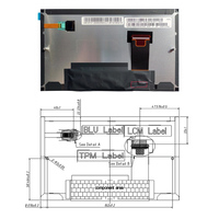 IVO 7,0 Zoll 1280x720 LCD-Bildschirm IPS-Panel M070AWAD R0 Hohe Helligkeit Hohe Auflösung Sonnenlicht-Lesbare Anzeige 7 Zoll LCD-Module