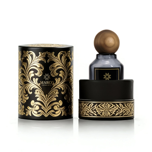 Nouveau design 2016, flacon de parfum en verre rond de 50 ml, flacon de parfum pour homme avec bouchon - Product Image 1