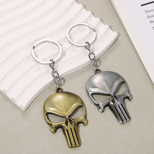 Portachiavi ZRM <span class=keywords><strong>Punisher</strong></span> Terminator Warrior in Lega di Zinco, Ciondolo per Auto Personalizzato con Stampa Digitale per Uomini e Donne - Product Image 2