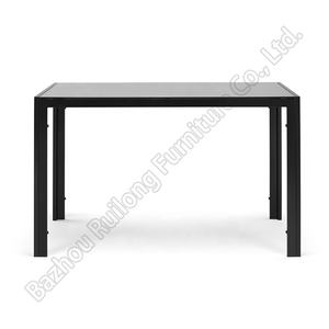 Ensemble de table à manger bon marché 4/6 chaises ensemble de table de cuisine de luxe moderne ensemble de table à manger en verre - Product Image 5