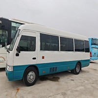 Mini-bus diesel d'occasion 15-30 places, très demandé en Chine, fiable et durable, type Coaster pour Toyota