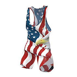 Custom Full Sublimation Flag Design Training <b>Singlets</b> - Product Image 6
