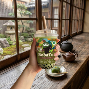 PULY Boules de tapioca végétales jetables 85g certifiées HALAL sans gluten, les mieux notées, pour bubble tea instantané au micro-ondes pour les bureaux très occupés - Product Image 4