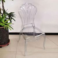 Chaises de banquet empilables de luxe abordables et durables pour mariages, événements, hôtels et salons - Chaises d'appoint transparentes, best-seller
