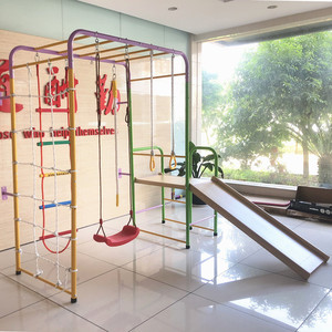 Juego de <span class=keywords><strong>Escalada</strong></span> Interior 9 <span class=keywords><strong>en</strong></span> 1 de Último Diseño 2026, Gimnasio <span class=keywords><strong>en</strong></span> <span class=keywords><strong>Casa</strong></span> para Niños con Tobogán - Product Image 3