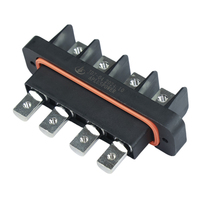 Connecteur femelle 4P avec filetage interne, contact en cuivre, 500-1000V, 150A, indice de protection IP65, pour usage automobile JDZ-04