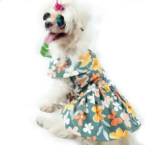 Collier de poupée personnalisé mignon impression groupe marque concepteur luxe chien vêtements pour grand chien