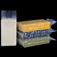 0.25-5KG Sacs d'emballage de riz personnalisés Sac sous vide en brique de riz PA/PE transparent