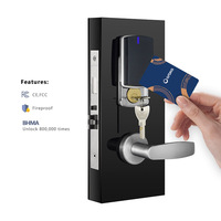 Orbita Nouveau Design Cylindre Caché Encodeur de Carte MF Clé Mécanique de Secours Rfid Serrure d'Hôtel Système de Carte Clé