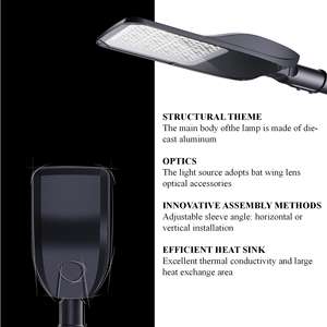 Laihong IP66 impermeable al aire libre farola AC ROHS ETL certificado Solar jardín paisaje iluminación cuerpo de aleación de aluminio batería - Product Image 4