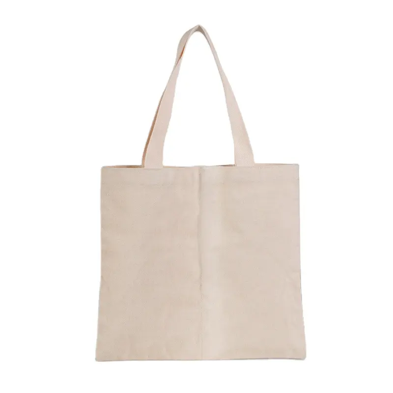 Custom Logo Shoulder Bag Simple Multifunctional Canvas Backpack Cotton Tote Bags