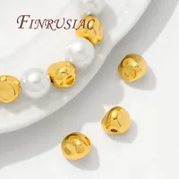 Séparateurs de perles d'espacement en laiton plaqué or 18K pour la fabrication de colliers et de bracelets à faire soi-même