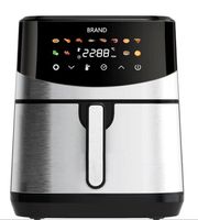 Nouvelle friteuse à air numérique 2000W 8 litres 12 en 1, 8L en acier inoxydable, double panier, friteuse à air intelligente