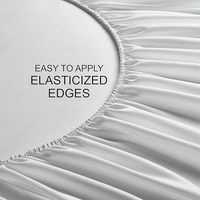 Drap housse en viscose de bambou respirant et rafraîchissant certifié Oeko-tex 100 Protège-matelas imperméable