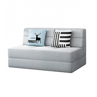 Sofá Cama Plegable para Sala de Estar, Apartamento Pequeño, Sofá Individual y Doble de Doble Uso, Colchón Tatami para Dormitorio
