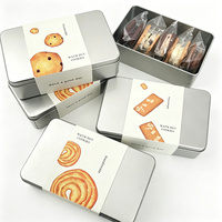 Bandeau en papier couché imprimé sur mesure pour emballage de biscuits, petit MOQ, logo personnalisé, service de conception gratuit