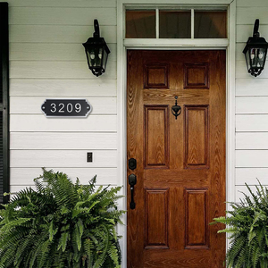 Premium Metal <strong>House</strong> <strong>Number</strong> Sign Kit, Customizable 0 - 9 Digits, Stylish For Home/Office Address, Durable &amp; Eye - Catching - Product Image 1