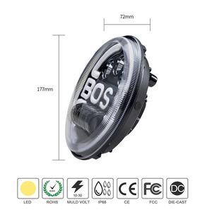 Faros LED Redondos de 7 Pulgadas Estilo BOSS de Alta Calidad, Adecuados para Automóviles y Motocicletas Modificadas - Product Image 3