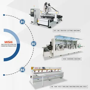 MISHI woodworking furniture production 4x8 atc cnc router machines for the production line mdf furniture