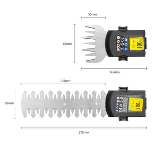 Tondeuse <span class=keywords><strong>à</strong></span> <span class=keywords><strong>gazon</strong></span> électrique sans fil <span class=keywords><strong>à</strong></span> <span class=keywords><strong>main</strong></span> 2 en 1 alimentée par batterie Taille-haie Tondeuse <span class=keywords><strong>à</strong></span> arbustes Rechargeable pour jardin et pelouse - Product Image 4