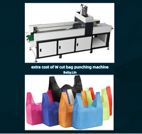 Baby.Lin Auto Commerciële Hoge Snelheid Vliesdoek Vestentas-Maakmachine Tassenmaakmachine Vliesdoek Boodschappentas-Maakmachine