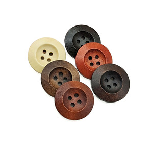 Nhanh Chóng Vận Chuyển Thời Trang In Đầy Màu Sắc Vòng 2 Lỗ 4 Lỗ Tự Nhiên Bằng Gỗ Nút Cho Áo Khoác Mùa Đông Áo Sơ Mi Bảo Hộ Lao động Đồng Phục - Product Image 6