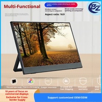 Écran portable Android 15,6 pouces IPS USB avec compatibilité True Wireless pour PC/Ordinateur de bureau et récepteur satellite TV