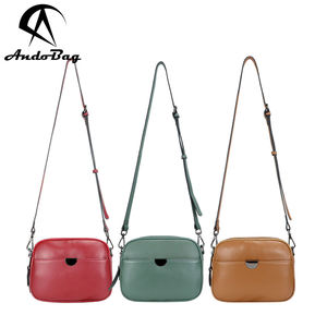 AndoBag - Bolsos cruzados de piel auténtica, gran capacidad, bolso de hombro para ir al trabajo, bolso de doble capa para teléfono móvil para mujer, 1640 - Product Image 1