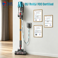 Aspirateur à main sans fil 550W pour l'entretien hôtelier, le nettoyage commercial, aspirateur à bâton avec filtre HEPA
