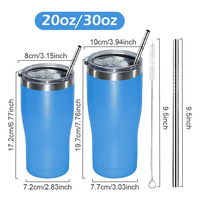 Gobelet isotherme en acier inoxydable de 20 oz, fin et thermolaqué, avec couvercle rabattable, pour voiture, garde les boissons froides, cadeau portable