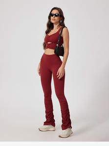 RUIQUWIN High Waisted Tight Fitting Casual Stacking Women's High Waist <b>Butt</b> <b>Lifting</b> Yoga <b>Leggings</b> Stack Sweat Pants - Product Image 2