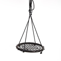 Balançoire extérieure en métal avec nid d'oiseau chaise suspendue hamac pour enfants pour jardin Playhouse école maison cour aire de jeux