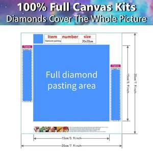 5d Artificielle Diamant Peinture Kits Pour Adultes Mignon Bébé <span class=keywords><strong>Girafe</strong></span> Animal Artificiel Diamant Peinture Diy - Product Image 2